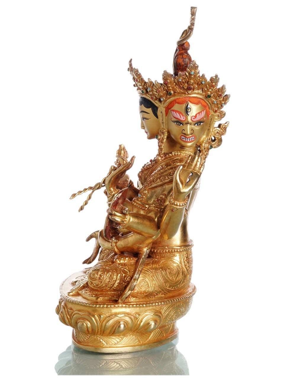 Namgyalma Statue vollfeuervergoldet kaufen 24 cm Premiumqualität