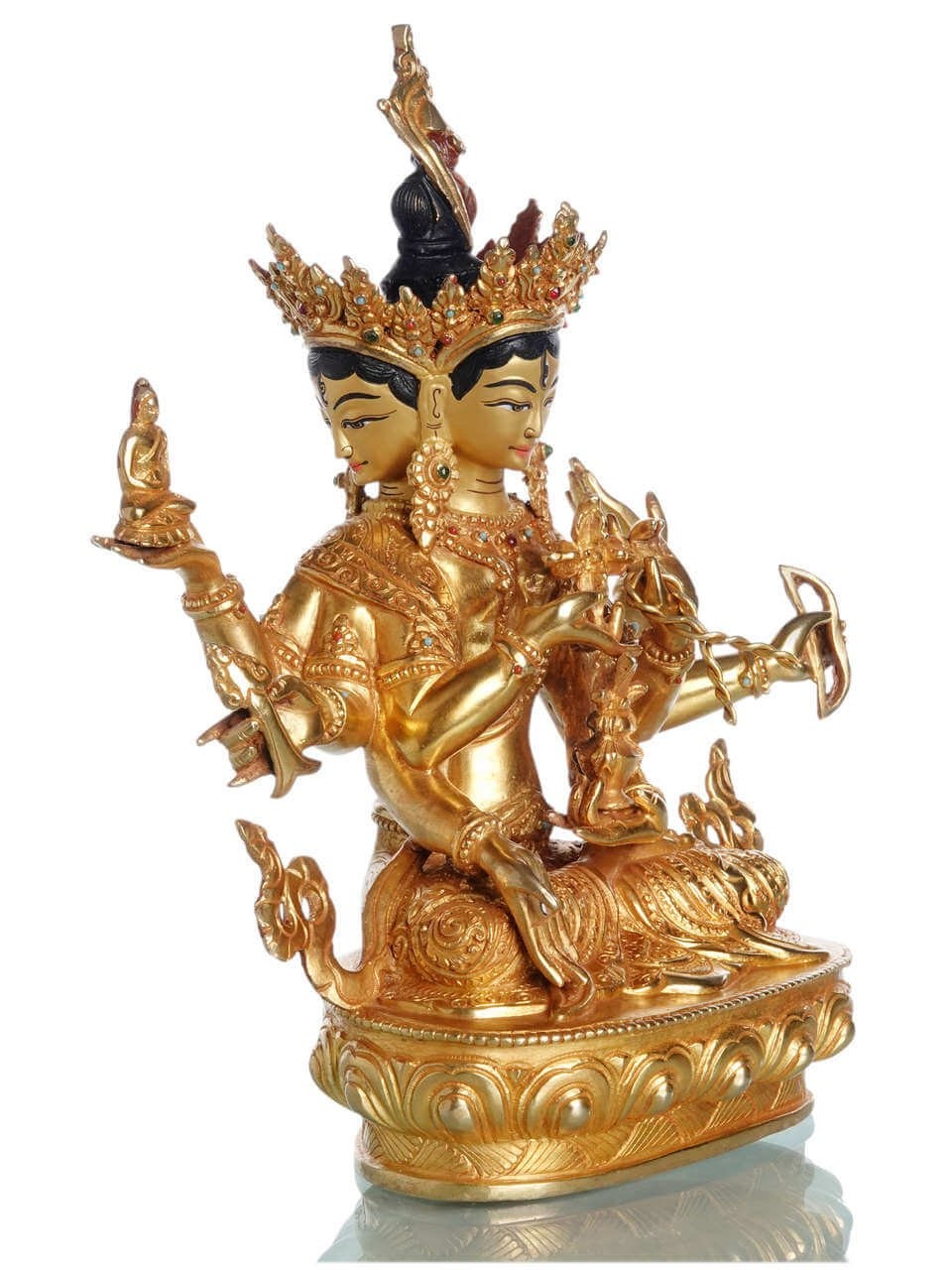 Namgyalma kaufen Statue vollfeuervergoldet 24 cm Premiumqualität